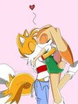 Tails and cream kissing by 4everbacon Cream sonic, Sonic art