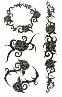 Image result for Black Rose with Thorns Tattoo Thorn tattoo,