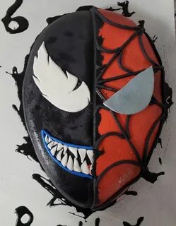 The struggle between Venom & Spiderman expressed through yum