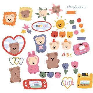 🌸 🎠 🌷 on Twitter Aesthetic stickers, Sticker collection, Sti