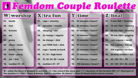 Femdom couple flr roulette - Fap Roulette