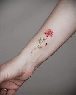 Женская тату цветы на руке 11.12.2020 № 026 -tattoo on hand 