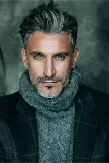 Diego Boronat - Mega Model Agency Grey hair men, Silver hair