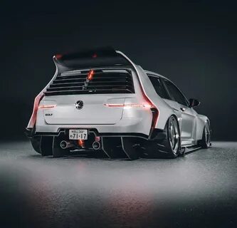 VW Golf 7 "Spoiler Alert" Widebody Looks Like the Cyberpunk 