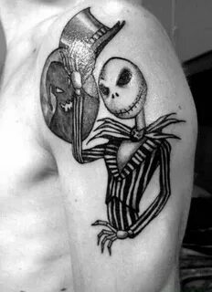 Jack skellington and oogie boogie. Desenho tatuagem, Tatuage