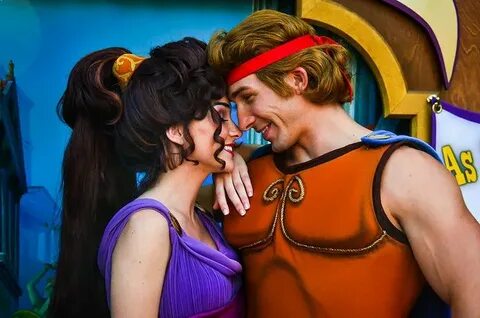 Hercules and Megara Disney face characters, Disney and dream