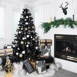 Fun Hello Christmas Tree Topper In Black Or Other Color For 