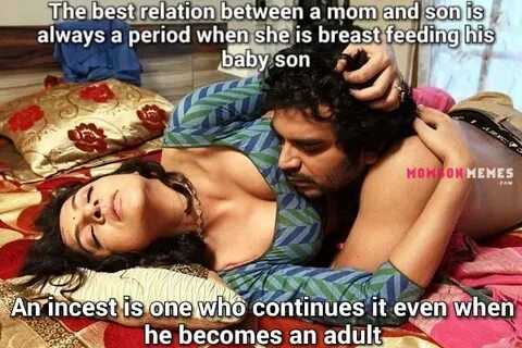 Mom breast feeding her son! - Incest Mom Son Captions Memes