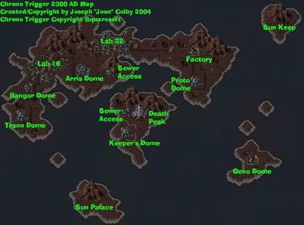 Chrono Trigger 2300 AD Map Map for PC by Joon - GameFAQs