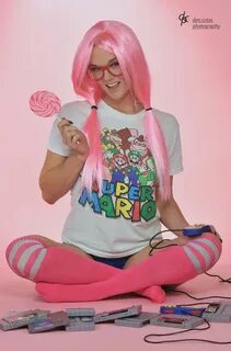 Nintendo Gamer Girl Photoshoot