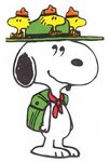 Clip art of the snoopy scout free image download