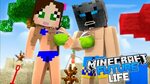 PopularMMOs Pat and Jen Minecraft BEACH CHALLENGE GAMES Luck