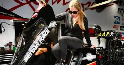 Brittany Force Breaks NHRA National Top Fuel Time Record Eng