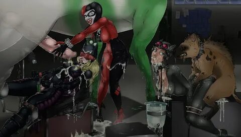 Harley Quinn and Catwoman Cum Femdom Blonde Vagina Animal Pe