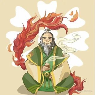 Iroh, Dragon of the West Throw Pillow by Megan Phillips Avat