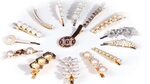 Fashion Jewelry Pearl Snap Hair Clip Women Lady Accessories 