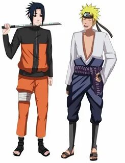Naruto Sasuke Outfit Swap by Chloeeh Sasuke: "WHAT'S THE POI