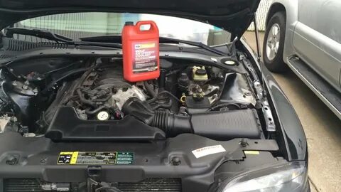 Lincoln LS V8 cooling system bleed process - YouTube