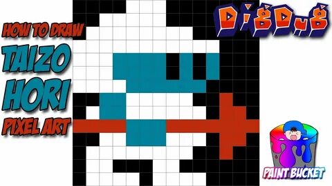 How to Draw Taizo Hori - Namco's Dig Dug Arcade Pixel Art Dr