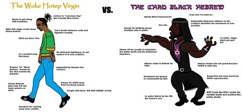 The Woke Hotep Virgin vs The Chad Black Hebrew Virgin vs. Ch