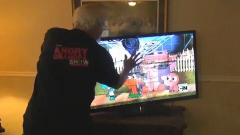 ANGRY GRANDPA SMASHES HDTV! Angry grandpa, Hdtv, Angry