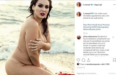 Francesca Manzini nuda su Instagram: "Il tuo corpo apparteng