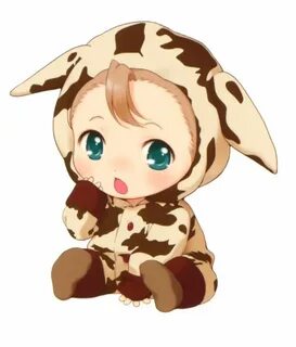 Petite vache trop Kawaii Anime baby, Cute animal drawings, A
