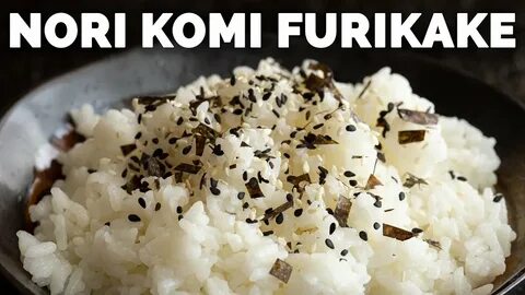 Quick Japanese Rice Seasoning - Nori Komi Furikake 5 Ingredi