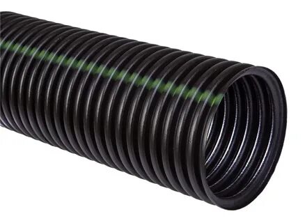 Hancor 03510010 Regular Solid Single Wall Pipe 10 ft, HDPE