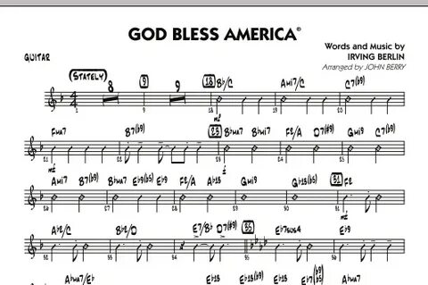 John Berry "God Bless America - Guitar" Sheet Music Download