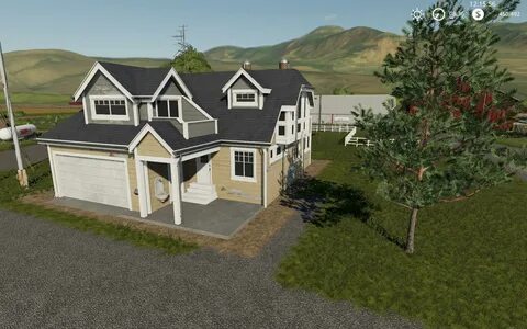 FARM HOUSE PLACEABLE RESIDENTIAL HOUSE 8 для Farming Simulat