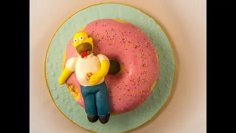 Simpsons Torte: Ein Riesendonut für Homer Simpson (Teil 1) -