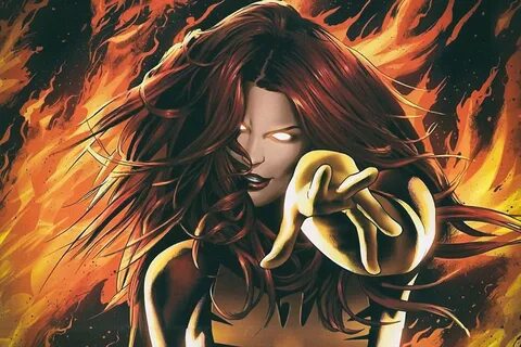 Dark Phoenix Woman Girl X-Men Superhero Comics Poster - My H