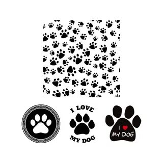 Dog Paw Print Free Svg - Layered SVG Cut File - Best Free Fo