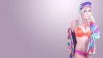 Jessica nigri pink bikini 💖 Jessica Nigri Dancing In Pink Bi