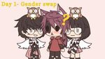Day 1- Gender swap Gender swap, Anime, Art