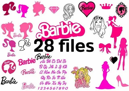 Enorme Barbie svg fascio , barbie Ragazza svg , logo , capel