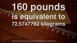 160 Pounds To Kilograms Converter Lbs Kg