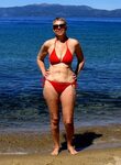 Red bikini, Wife blue Lake Tahoe The clear blue waters of . 