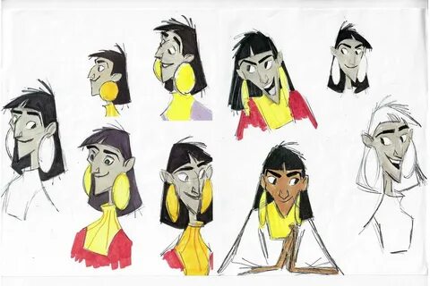 The Emperor’s New Groove - Model Sheets Traditional Animatio