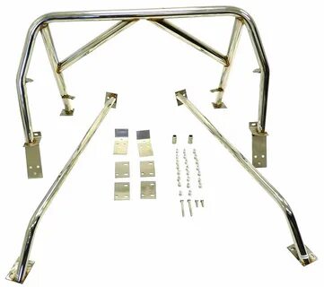 Buy OBX Racing Sports 4-Points Double Diagonal Roll Bar Blac