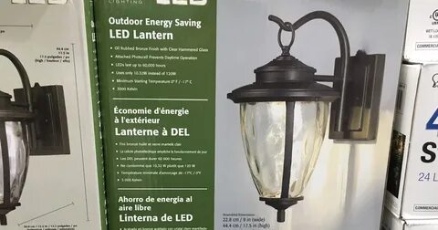 Altair Outdoor LED Coach Lantern Costco Weekender