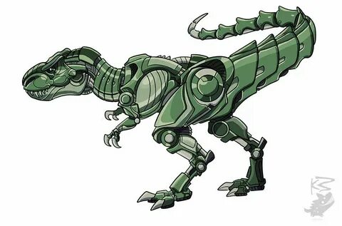 Here are the finished robot dinosaurs. (and you can get them