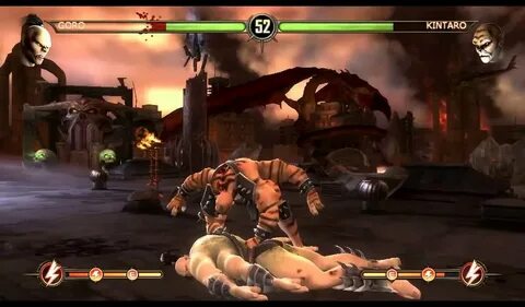 Mortal kombat 9 GORO vs KINTARO - YouTube