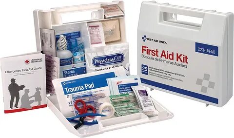 107-Piece Kit First Aid Only 25 Person Bulk First Aid Kit.