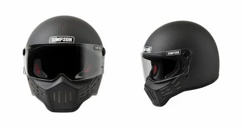 M30 #Bandit @Simpson Carbon Helmet Helmet, Carbon fiber moto