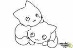 How to Draw Chibi Cats - DrawingNow Chibi cat, Chibi drawing