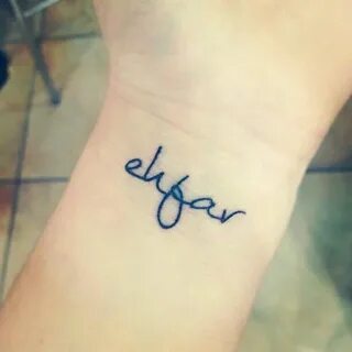 "Ehfar" - Everything happens for a reason. LOVE. Cool wrist 