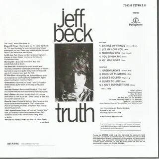 Truth - Jeff Beck (Джефф Бек) купить на компакт-дисках CD Ви
