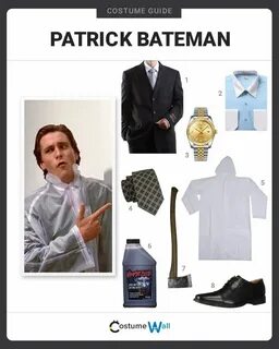 Dress Like Patrick Bateman American psycho, Mens halloween c